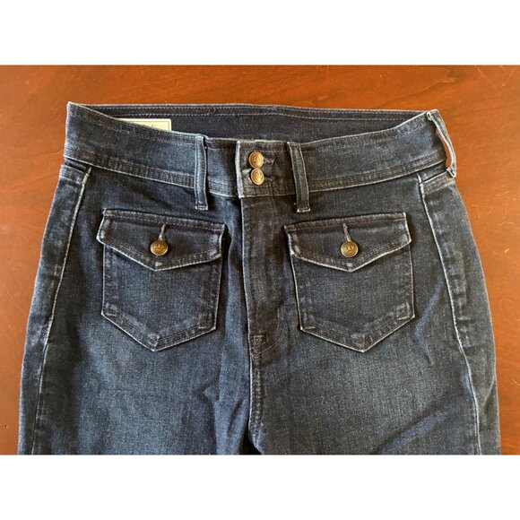 GAP Denim  ’70s Flare High Rise Jeans  in Size 27 or US 4 Long - Picture 4 of 12